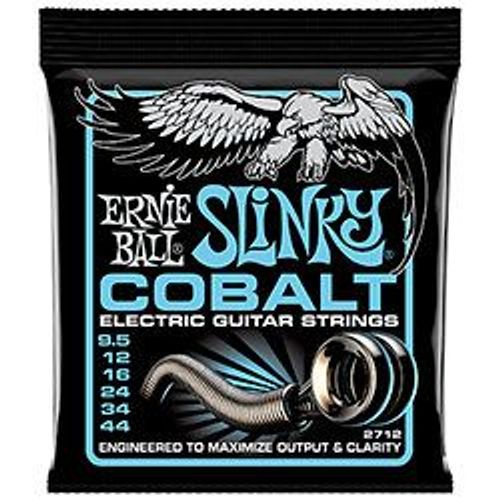 Ernie Ball 2712 - Slinky Cobalt 9,5-44 - Jeux De Cordes Pour Guitare Électrique