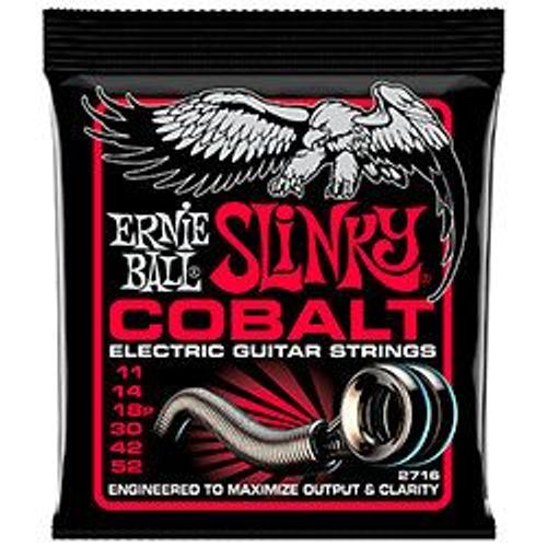 Ernie Ball 2716 - Slinky Cobalt 11-52 - Jeux De Cordes Pour Guitare Électrique