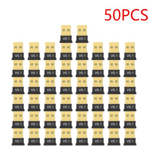 Adaptateur USB Bluetooth 5.1,Dongle USB,Transmetteur Mains Libres Sans Fil,Récepteur Audio pour Ordinateur PC Portable,5-50 Pièces - Type 50pcs