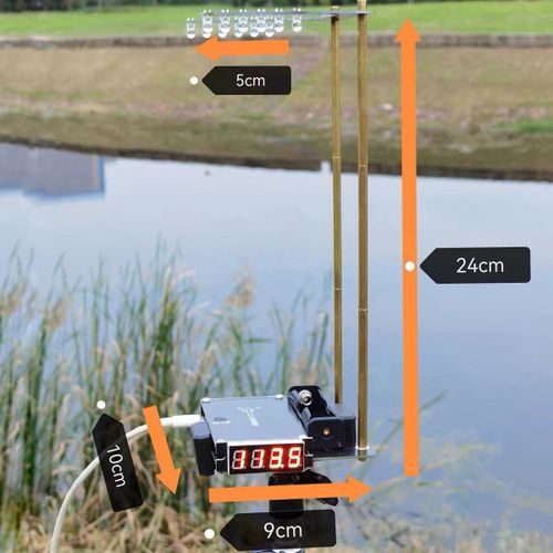 30-9999 FPS Pro vélocimétrie vitesse vitesse instruments de mesure fronde arc compteur de vitesse chronographe pour les jouets de tir #B