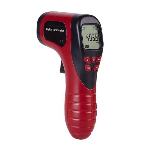 Tachymètre numérique Laser sans contact TL-900,Instruments de mesure de la vitesse de la voiture,tachymètre 2.5-99999 RPM - Type Rouge