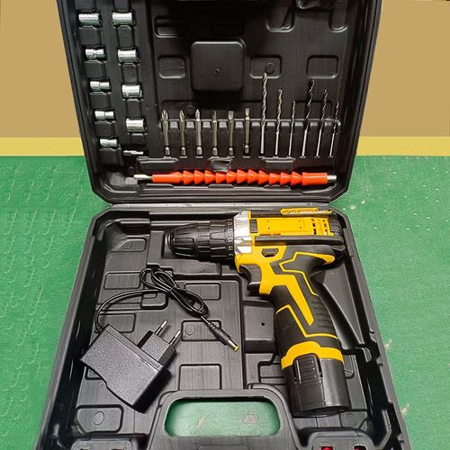 Perceuse électrique au Lithium,tournevis électrique,perceuse électrique manuelle,ensemble d'outils électriques,boîte d'accessoires multifonctionnelle,emballage - Type EU plug #B
