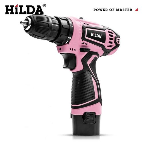 HILDA perceuse électrique 12V perceuse sans fil tournevis électrique Mini pilote de puissance sans fil batterie Lithium-Ion DC - Type DZ402 #B