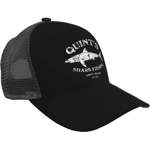 Quints Shark Fishing Jaws Trucker Hat ? Casquette De Baseball En Maille Snapback Pour Homme Ou Femme