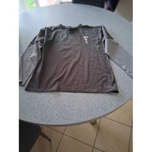 Sweat Shirt Gris Imprimé "T- 12 Ans" Garçon "Tex