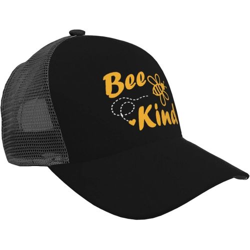 Bee Kind Trucker Hat - Casquette De Baseball En Maille Snapback Pour L'extérieur Pour Hommes Ou Femmes