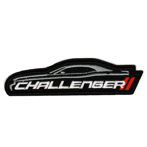 Patch Challenger 11x3 Cm Ecusson Thermocollant Voiture Americaine Sportive
