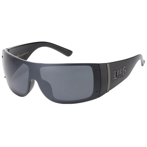 Lunette De Soleil Locs Noire Gravure Locs En Noir Style Biker Gangsta