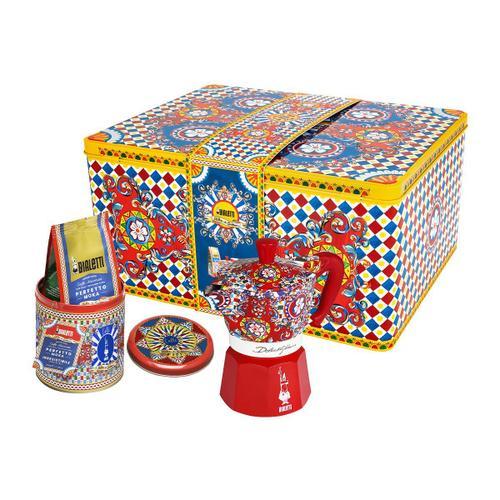 Cafetière italienne BIALETTI moka 3 tasses + café Dolce Gabbana