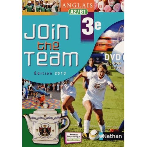 Anglais 3e Join The Team A2/B1 - (1 Dvd)