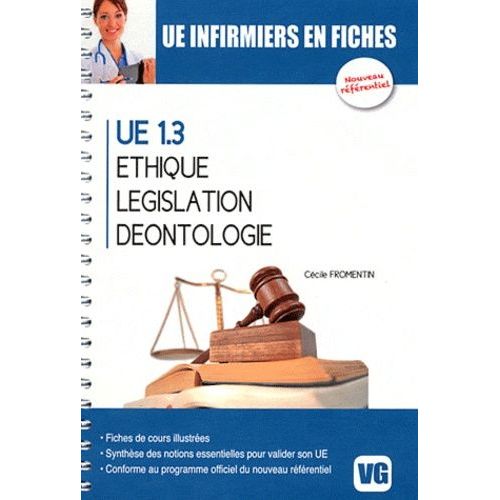 Ue Infirmiers En Fiches - Ue 1.3 Ethique, Législation, Déontologie