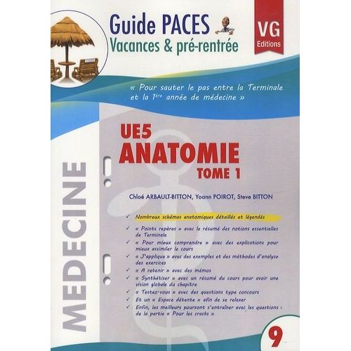 Ue5 Anatomie - Tome 1