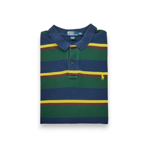 Reconditionné - Polo Manches Courtes Homme Marine - Taille 2xl - Homme - Marine