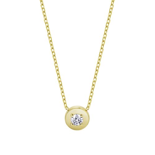 Collier Lotus Silver Pastille Empierrée