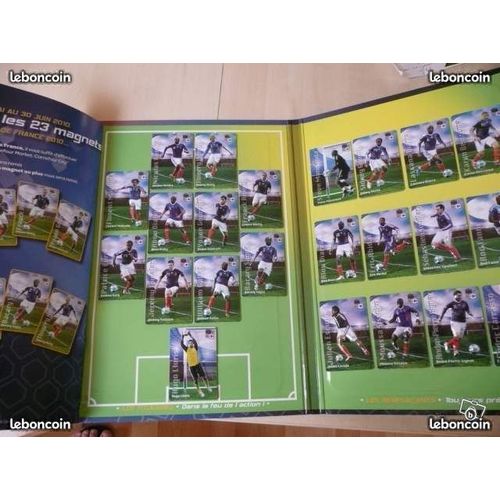 Album Complet De  23 Magnets De L'équipe De France 2010