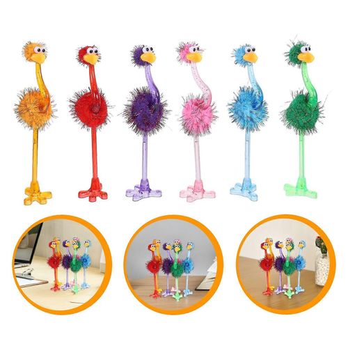 Lot De 24 Stylos À Bille Délicats En Forme D'autruche, Style Dessin Animé, Amusants, Pour Cadeaux