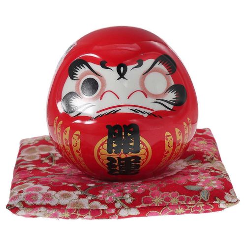 Statue de Daruma de style japonais en céramique, décoration pour la maison, le bureau ou le restaurant