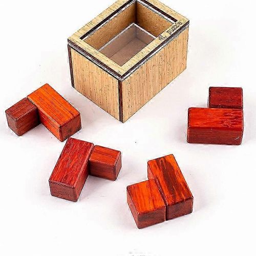Puzzle 3d En Bois 4l, Casse-Tête, Jeu De Société, Haute Difficulté, Impossible, Cadeau Pour Adultes