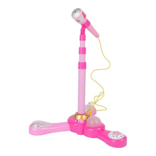 Support De Microphone Musical Réglable Avec Base Pour Cadeau De Vacances