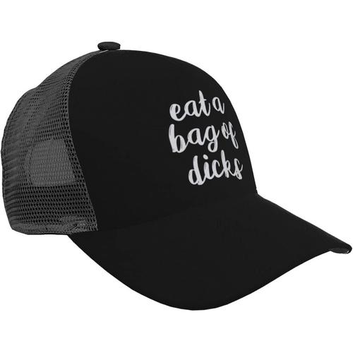 Eat A Bag Of Dicks Trucker Hat ? Casquette De Baseball En Maille Pour L'extérieur Pour Homme Ou Femme