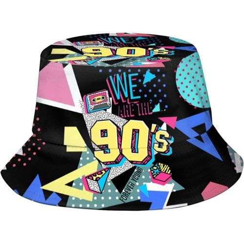 Chapeaux De Seau Rétro Des Années 80 Et 90 Pour Femmes Et Hommes, Chapeau De Soleil Cool De Pêcheur Pour Hommes Et Femmes, Cadeau