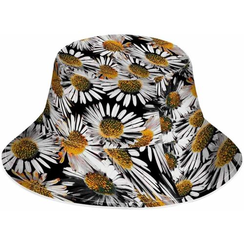 Chapeau De Pêcheur Fluorescent, Chapeau De Soleil, Grande Fleur D'été, Tournesol, Joli Art, Fleurs De Marguerite, Pliable, Chapeau De Plage, Vacances En Plein Air, Unisexe