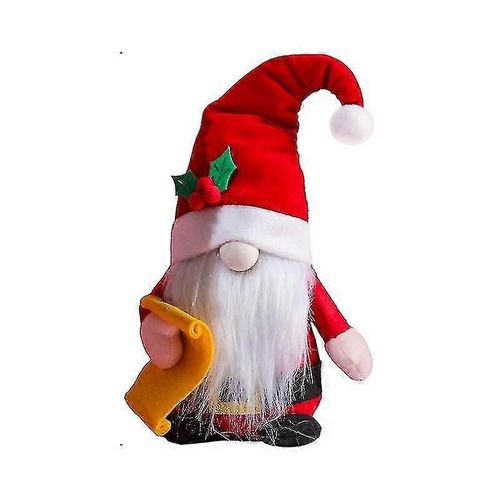 Poupée nain de jardin rouge, décoration pour Noël, mariage, style A