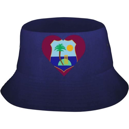 Chapeaux De Seau De Drapeau De Planche De Cricket Des Antilles Pour Femmes Et Hommes, Chapeau De Pêcheur Respirant Adapté Aux Vacances D'été, Aux Voyages, À La Plage Et À L'extérieur