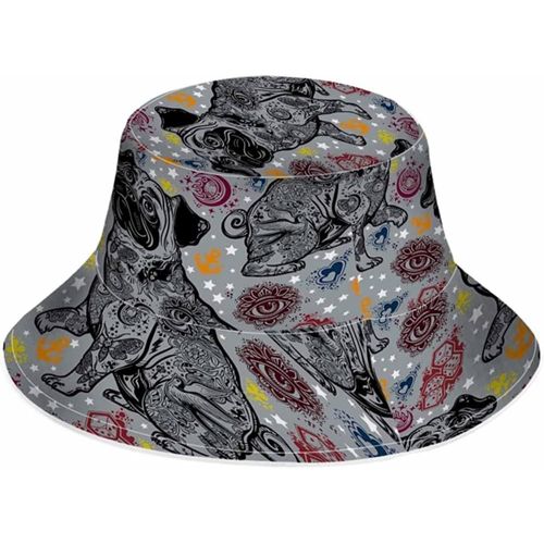 Chapeau Seau De Pêcheur Fluorescent, Chapeau De Soleil, Mignon Hibou Jaune, Support Branche Parmi Les Fleurs, Oiseau Pliable Pour L'extérieur, Unisexe
