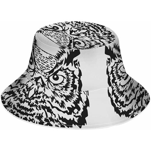 Chapeau Seau Chapeau De Pêcheur Fluorescent Chapeau De Soleil Fantaisie Carpe Fleurs Oiseau Nouveau Entrelacs Art Chapeau De Plage En Plein Air Unisexe