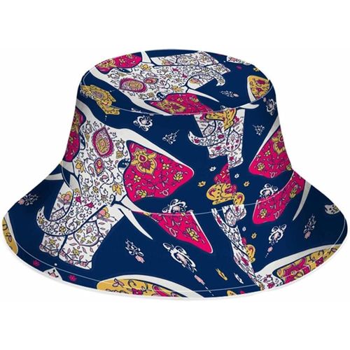 Chapeau Seau De Pêcheur Fluorescent, Chapeau De Soleil Pour Bateaux, Construction Glissante, Paysage De Lac De Montagne, Chapeau De Plage Pour L'extérieur, Unisexe