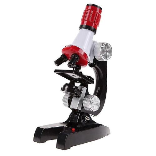 Microscope pour enfants C2121 avec LED, grossissement 100X, 400X, 1200X