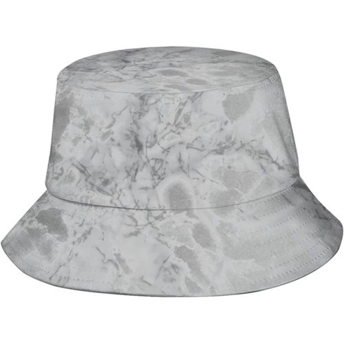 Chapeaux Seau En Marbre Gris Et Blanc, Casquette De Soleil Tendance, Chapeau De Pêcheur D'extérieur Pliable Pour Femmes Et Hommes