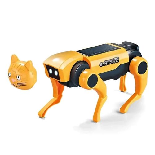 Robot solaire électrique mécanique pour chien intelligent, jouet éducatif pour enfants, cadeau