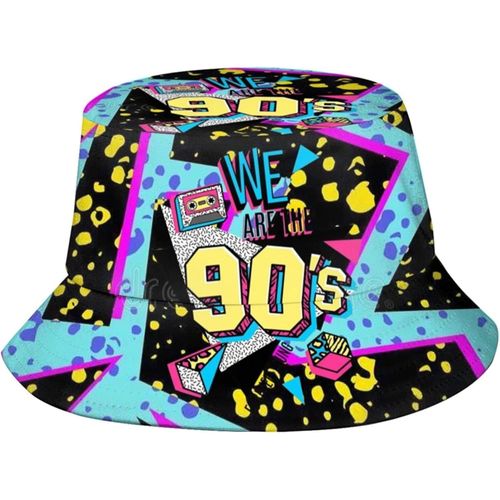 Chapeaux De Seau Rétro Des Années 80 Et 90 Pour Femmes Et Hommes, Chapeau De Soleil Cool De Pêcheur Pour Hommes Et Femmes, Cadeau
