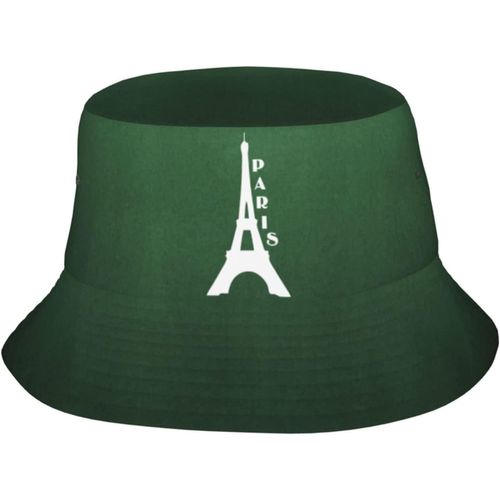 Chapeaux Seau Paris Tour Eiffel Pour Femmes Et Hommes, Chapeau De Soleil Pliable, Adapté Aux Vacances D'été, Voyage, Plage, Plein Air