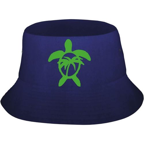 Chapeaux Seau Tortue De Mer Pour Femmes Et Hommes, Chapeau De Soleil Confortable Adapté Aux Vacances D'été Voyage Plage En Plein Air, Palmier