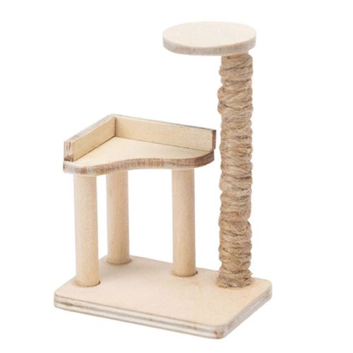 Support De Rangement Polyvalent Pour Maison De Poupée, Miniature, Chat, Modèle De Décoration De Fête De Vacances, Jouet Ornement Pour École Maternelle