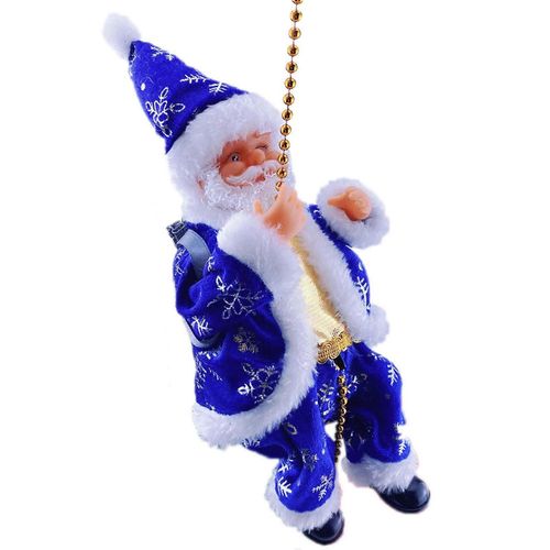 Poupée grimpante Père Noël à thème de Noël, jouet à échelle électrique facile à assembler pendant la fête de Noël