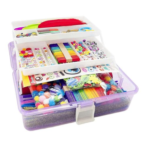 Kit De Fournitures D'art Diy Pour Enfants, Pour La Maternelle Et La Maison-Violetv