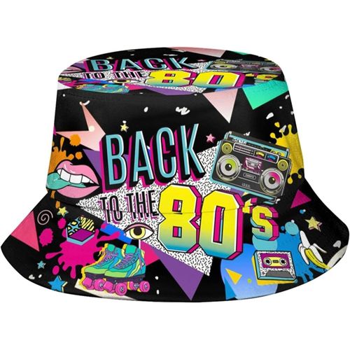 Chapeaux De Seau Rétro Des Années 80 Et 90 Pour Femmes Et Hommes, Chapeau De Soleil Cool De Pêcheur Pour Hommes Et Femmes, Cadeau