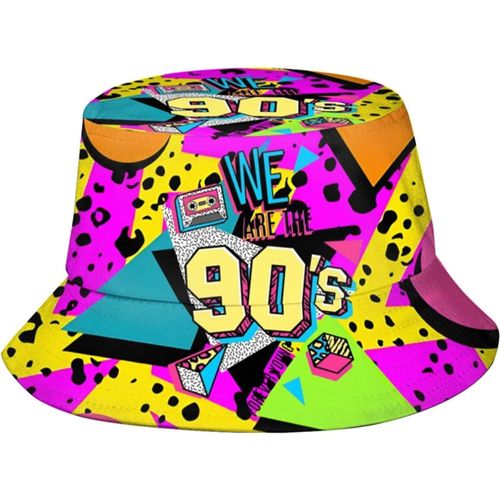 Chapeaux De Seau Rétro Des Années 80 Et 90 Pour Femmes Et Hommes, Chapeau De Soleil Cool De Pêcheur Pour Hommes Et Femmes, Cadeau