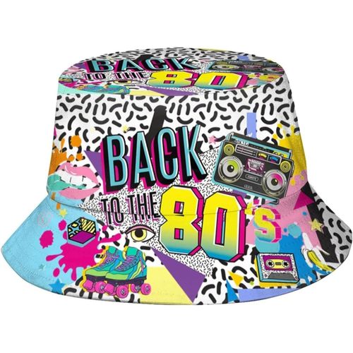 Chapeaux De Seau Rétro Des Années 80 Et 90 Pour Femmes Et Hommes, Chapeau De Soleil Cool De Pêcheur Pour Hommes Et Femmes, Cadeau