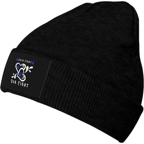 Bonnet De Prévention De La Maltraitance Des Enfants, Bonnet En Tricot Unisexe Chaud Et Doux Pour L'hiver
