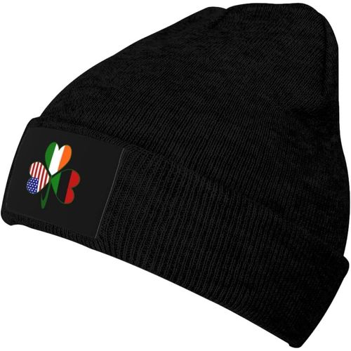 Mental Health Matters Bonnet Tricoté Unisexe Pour L'hiver Chaud Noir