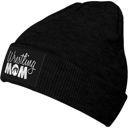 Bonnet De Lutte Pour Maman, Unisexe, Chaud, Tricoté, Noir, Pour L'hiver