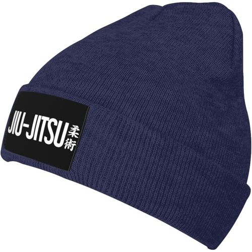 Bonnet Tricoté Jiu Jitsu Unisexe, Bonnet Chaud D'hiver Noir