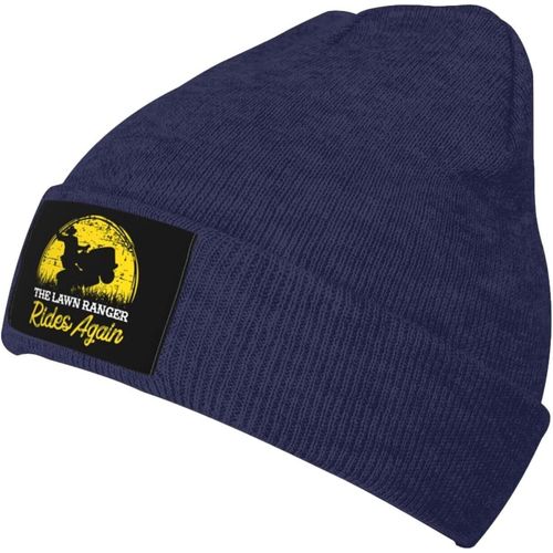 The Lawn Ranger Rides Again Bonnet Unisexe En Tricot Chaud Pour L'hiver Noir