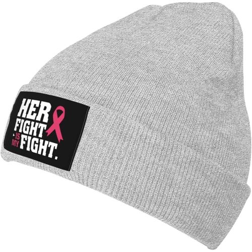 Her Fight Is My Fight Bonnet Tricoté Unisexe Pour L'hiver Chaud Noir