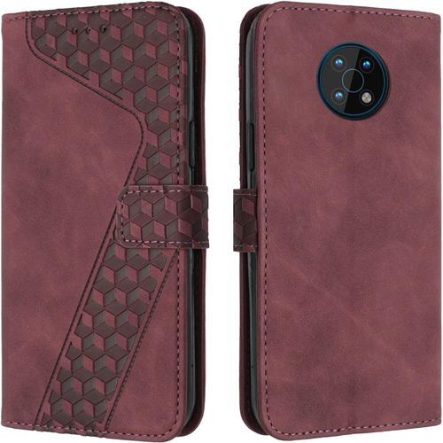 Kal-Coque Pour Samsung Galaxy A3 2017/A320, Etui Protection Housse Premium En Cuir Pu Portefeuille Étui Téléphone [Fermoir Magnétique] [Fentes Pour Cartes] Flip Case¿Rouge